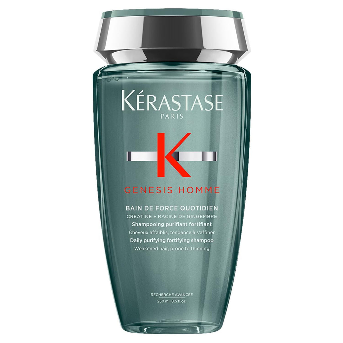 KÉRASTASE Bain De Force Quotidien Shampoo fortalecedor anticaída, 250ml
