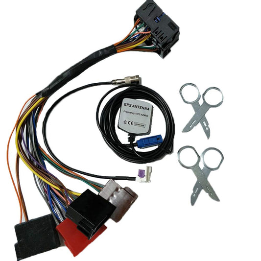 Juego de Adaptador Kit de Actualización RNS-E Bose Negro para Audi A3 A4 A6