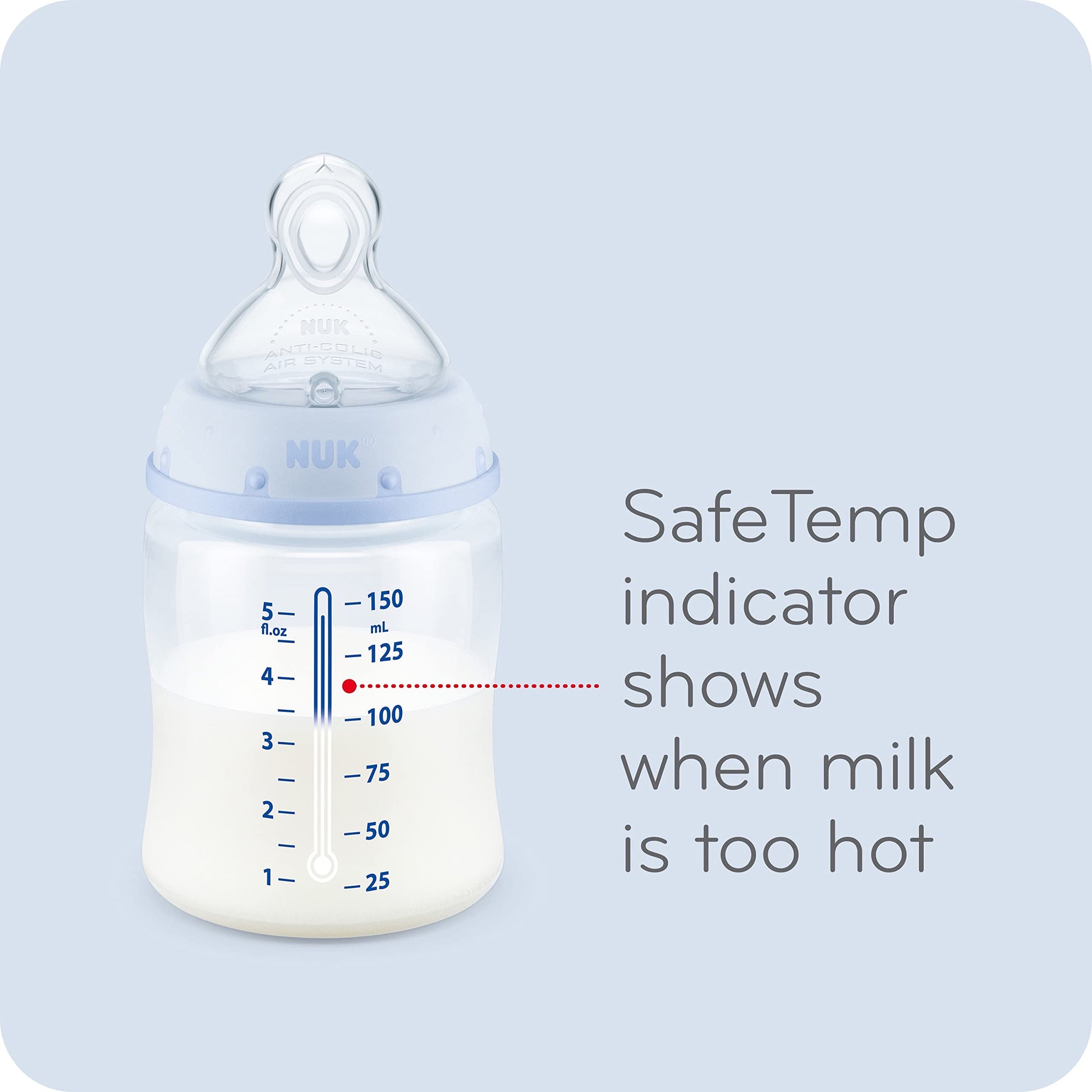 Biberón NUK Elefante Anticólicos Smooth Flow 5 Onzas