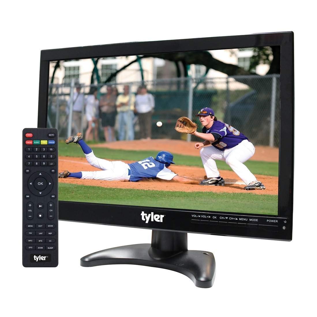 Monitor LCD Portátil Tyler 14 Pulgadas 1080P con Batería Recargable y Sintonizador Digital