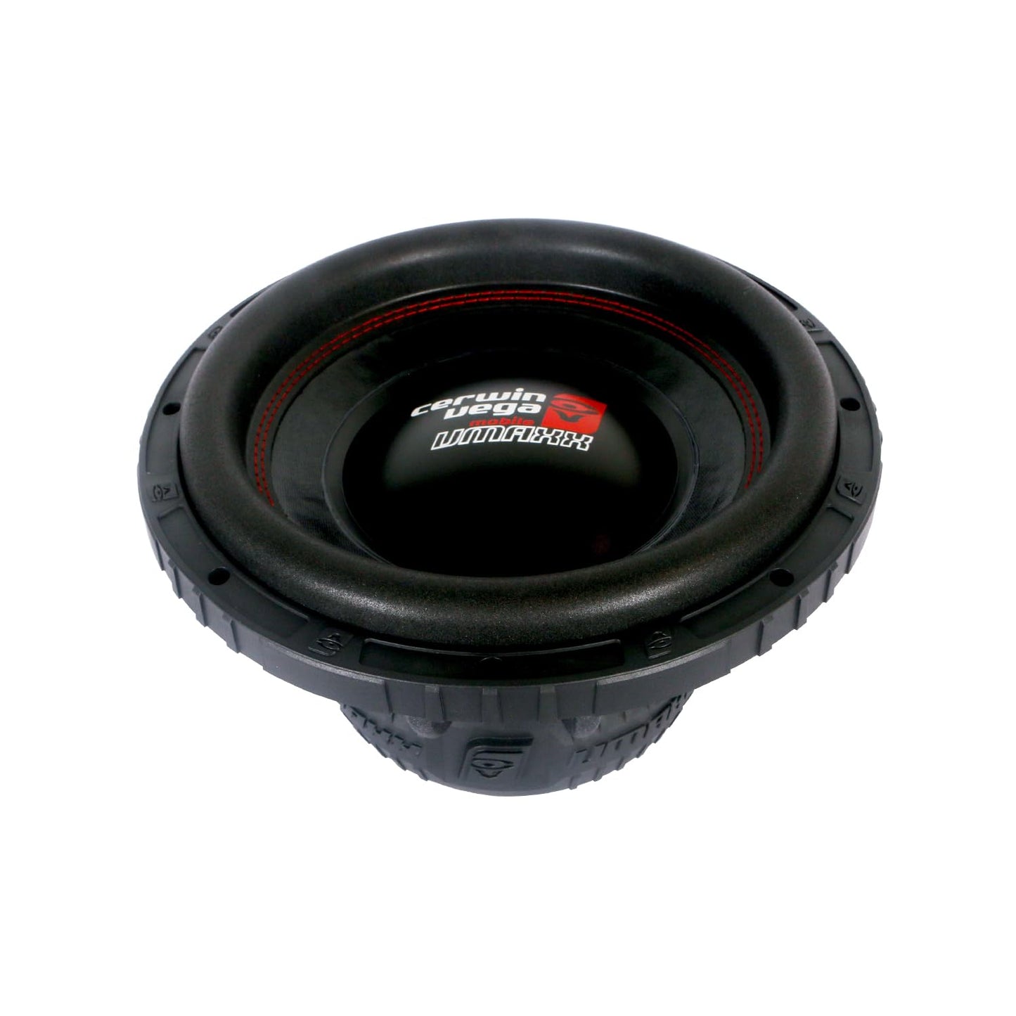 CERWIN-Vega! VMAXX Subwoofer de Alto Rendimiento RMS de 2 ohmios de 8 Pulgadas, 500 W, Aluminio Resistente, Cono semiprensado Negro, refrigeración Avanzada, Sistema de Audio para automóvil, 1000 W
