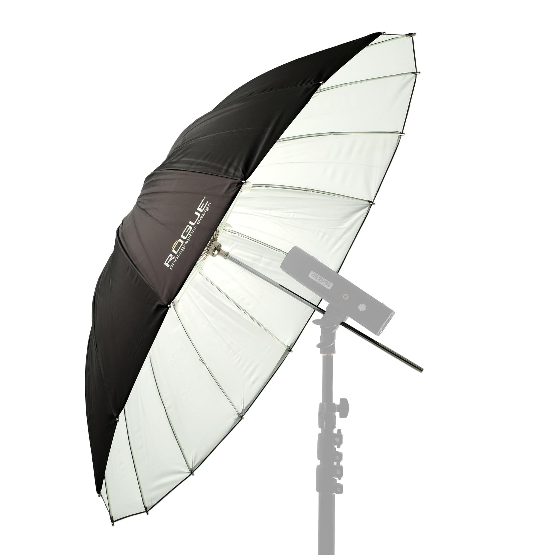 Paraguas Rogue (96,5 cm, blanco suave con difusor)