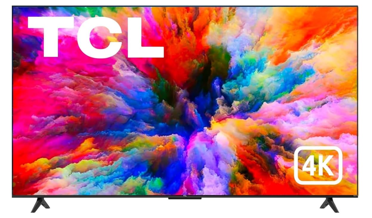Televisor LED 4K Ultra HD HDR Smart Roku TCL 65 Pulgadas WiFi Compatible con Siri Alexa y Google
