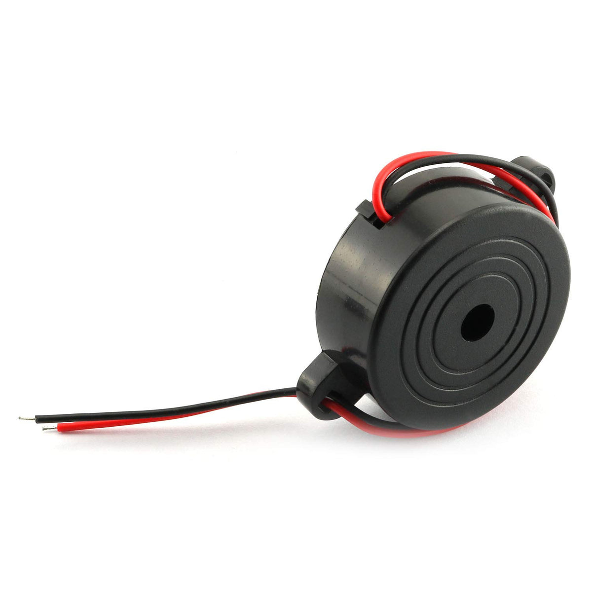 Buzzer Piezoeléctrico Activo RuiLing 85dB Negro con Sonido Continuo e Intermitente Paquete de 2 para Accesorios de Coche