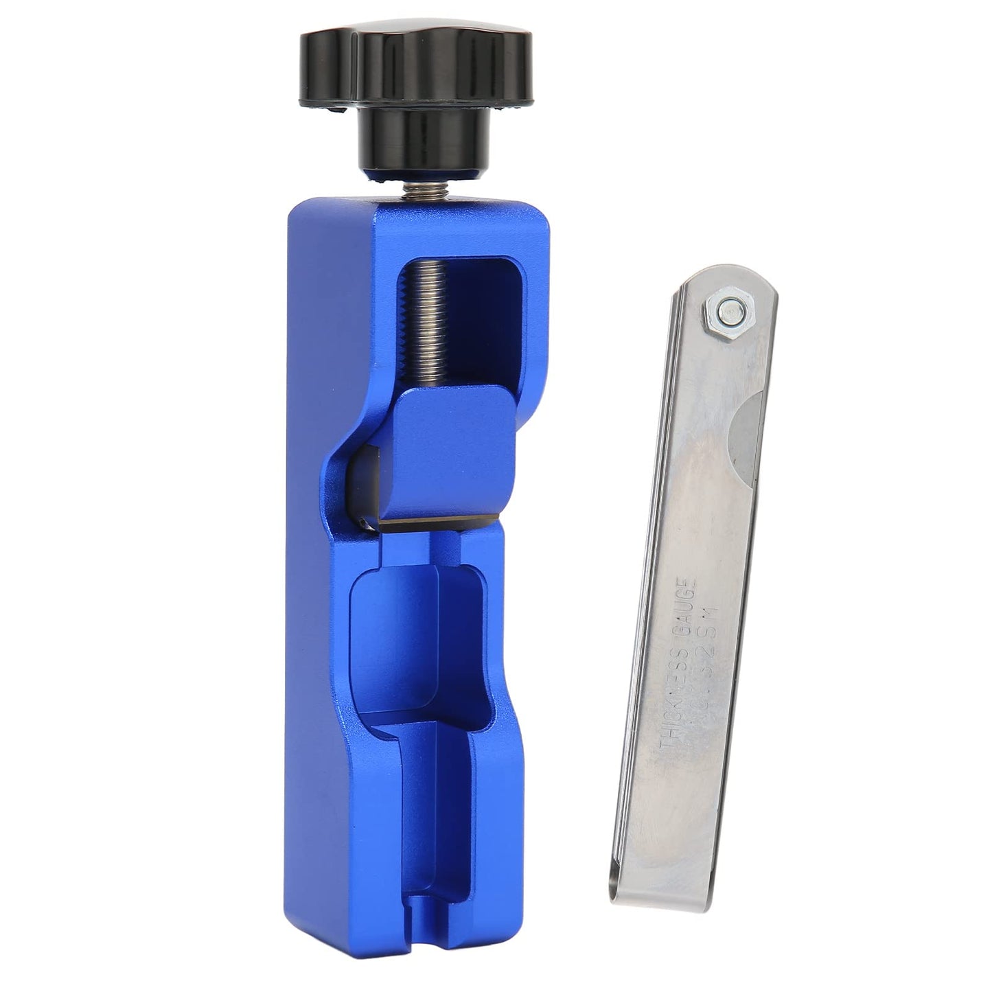 GYZOUKA Herramienta Universal para Separación de Bujías, 10mm, 12mm, 14mm, 16mm, Ajuste de Separación de Bujías con Galga de Espesores para 5671A (Azul)