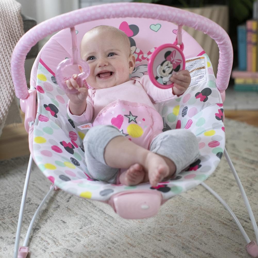 Disney Baby Mecedora Con Motivos De Lunares Y Minnie Mouse, Pink, Paquete De 2340.0 Grams