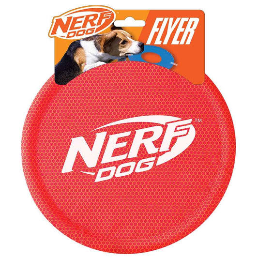 Disco Volador de Nylon Nerf Dog Grande Rojo para Perros