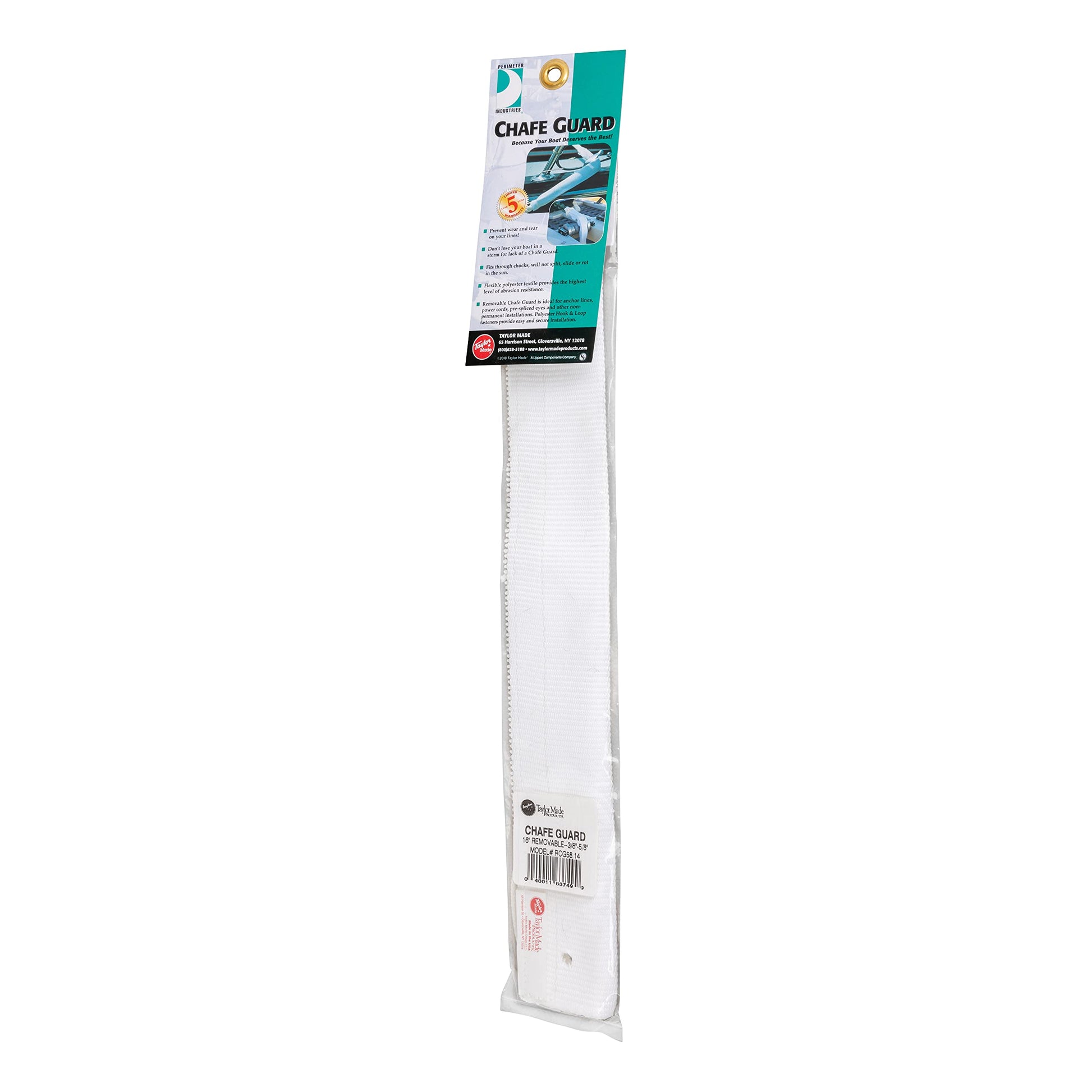 TaylorMade Products RCG1.14 DockGard Protector extraíble para líneas de Anclaje, Cables de alimentación o Ojos pre-empalmados (16-Pulgadas) (3/4 "-1"