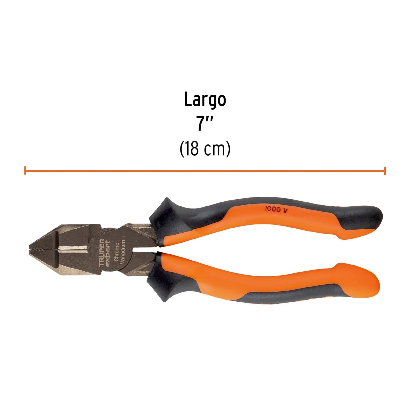 Pinzas de Electricista Truper Expert Comfort Grip 7 Pulgadas