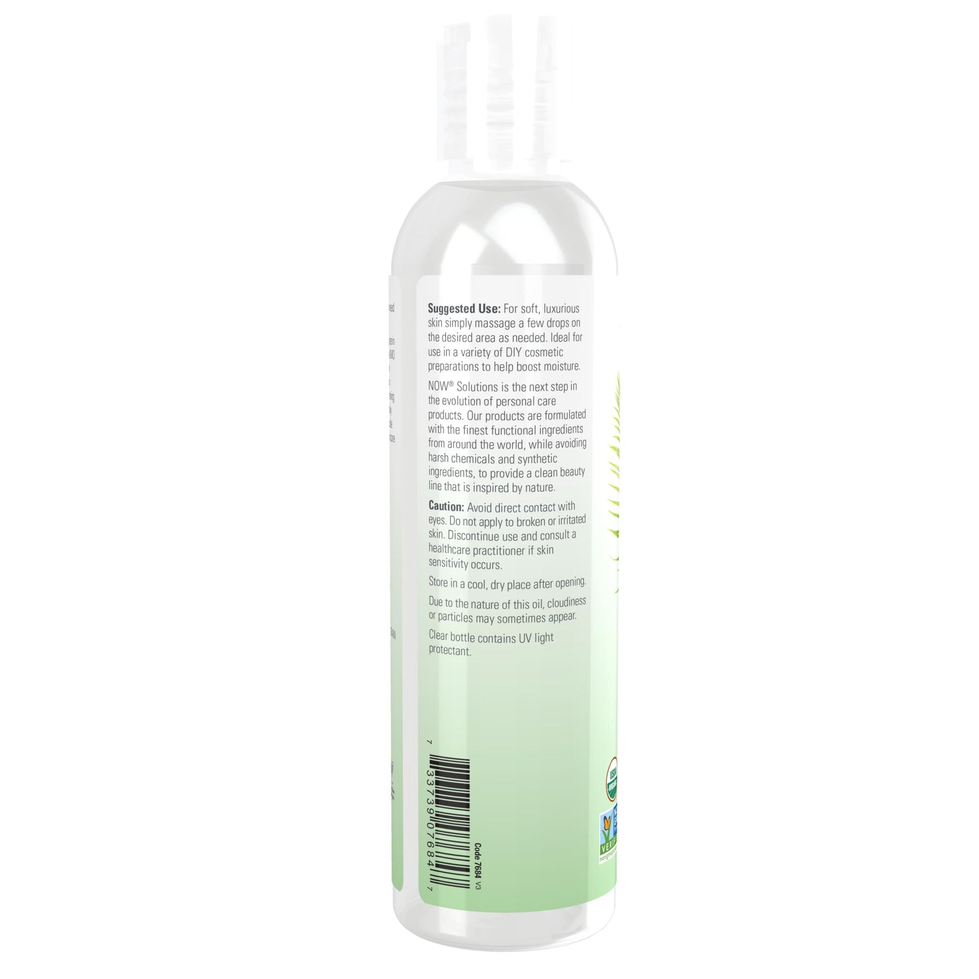 NOW Foods - Glicerina Vegetal Orgánica - 8 oz. fl.