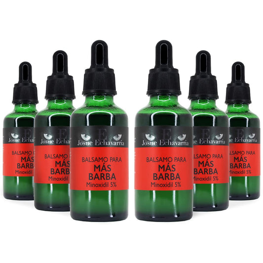 Tratamiento para Barba y Cabello Minoxidil 5% Con Bergamota 300ml 12 Meses