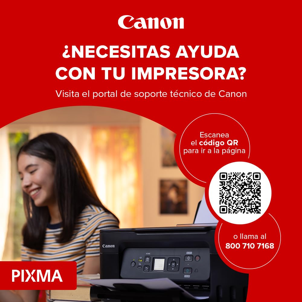 Canon Multifuncional de Inyección de Tinta Continua G3110