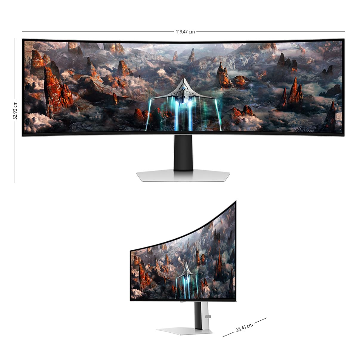 Monitor Gaming Samsung Odyssey G9 Curvo OLED de 49" 0.03 ms 240 Hz