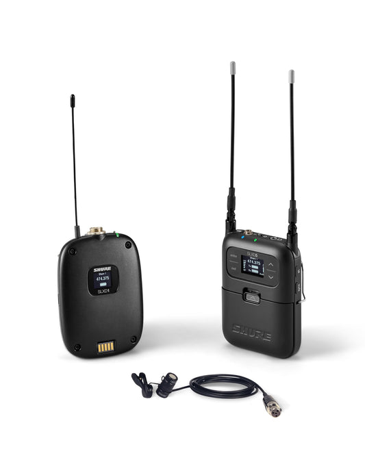 Sistema Inalámbrico Shure Banda G58 con Micrófono Lavalier WL 185 de Mochila