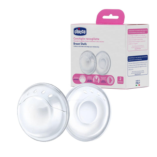 Chicco Conchiglie Raccoglilatte Traspiranti Soft Touch, 2 Pezzi