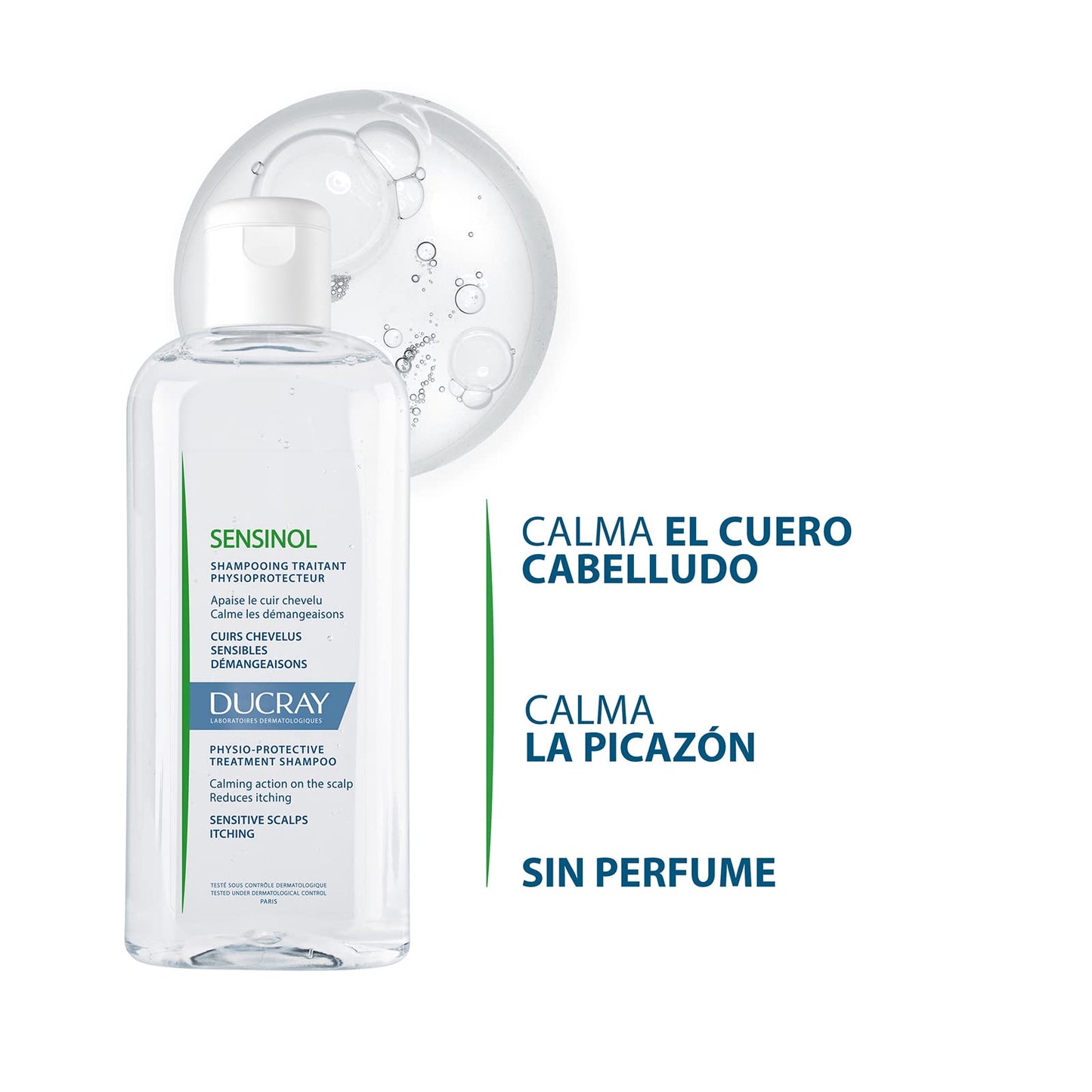 Ducray Sensinol, Shampoo Fisioprotector Anticomezón 200ml