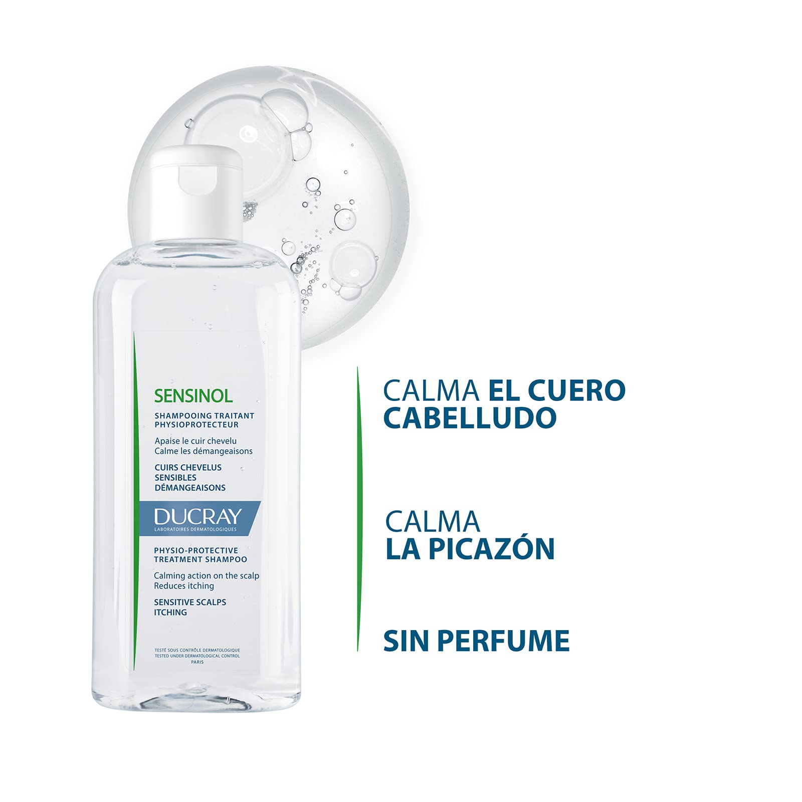 Ducray Sensinol, Shampoo Fisioprotector Anticomezón 200ml