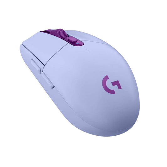 Logitech G305 LIGHTSPEED Mouse Gaming Inalámbrico, Sensor HERO 12K, 12,000 DPI, Batería de 250h, 6 Botones Programables, Memoría Integrada, PC/Mac - Lila