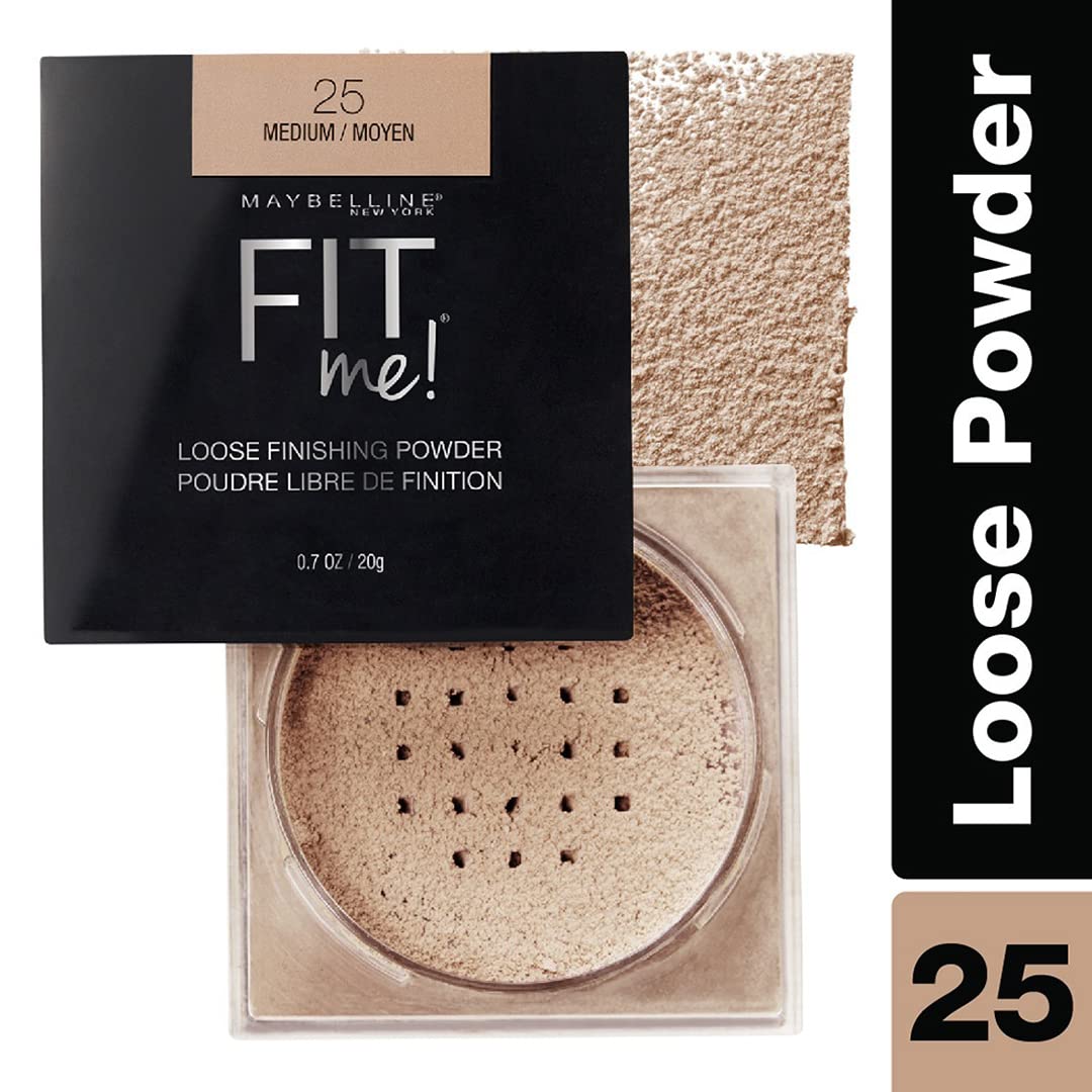 Polvo de Maquillaje Maybelline Medium Fit Me Loose Powder 20 g