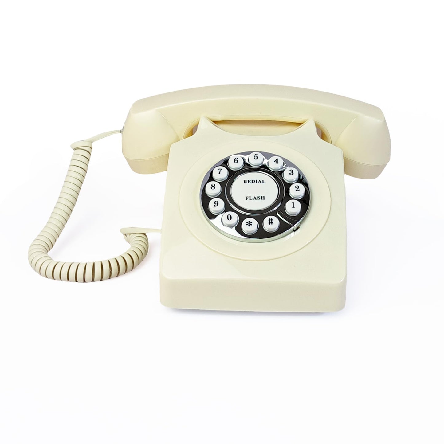 Teléfono retro TelPal, teléfono fijo con cable, teléfono clásico vintage antiguo para el hogar y la oficina, teléfono doméstico con cable, regalo para personas mayores, teléfono de escritorio con