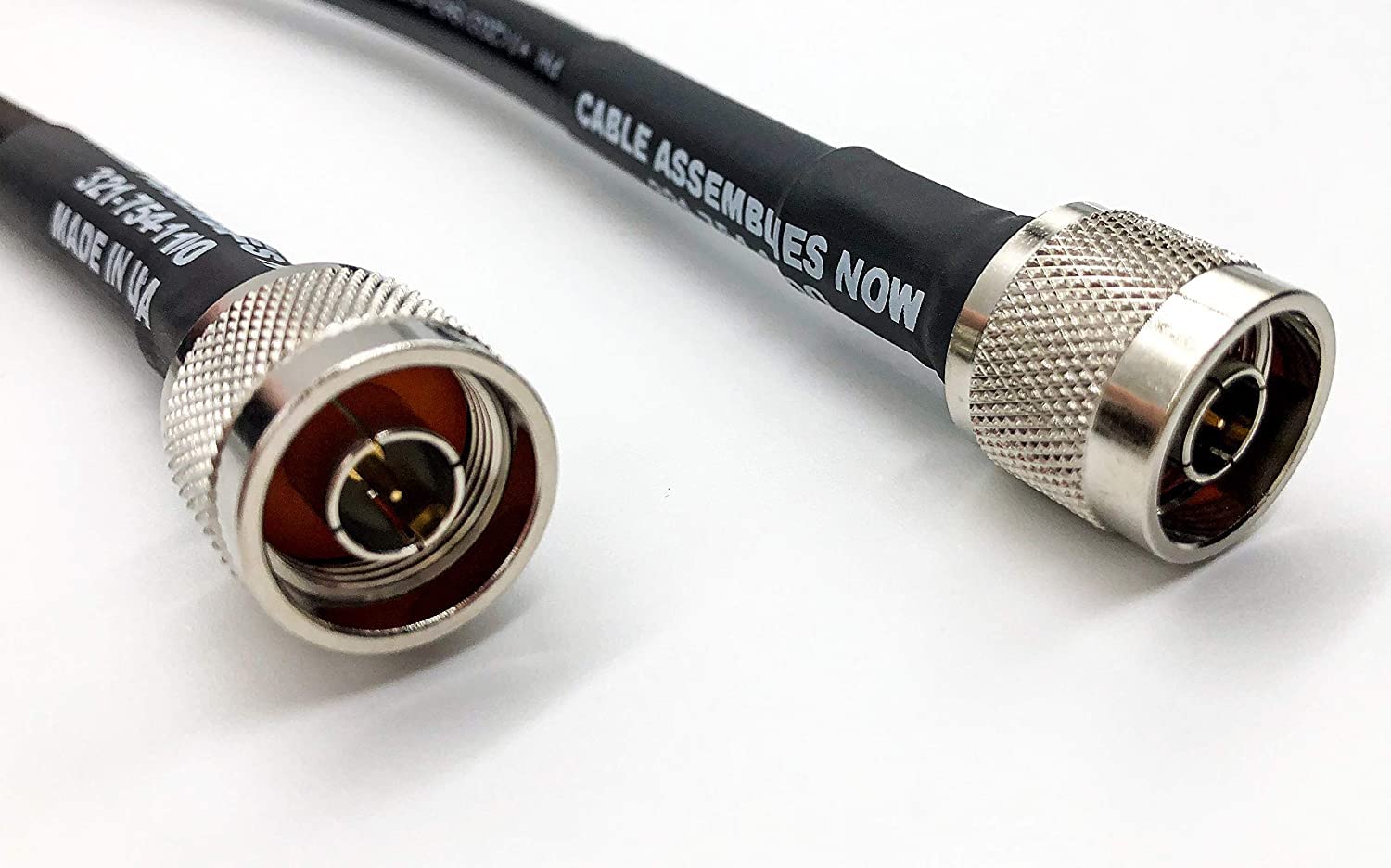 Times Microwave LMR-400 Cable coaxial HAM Radio Jumper - 100 pies - N macho a N macho - por Cable Assemblies Now (100 pies)