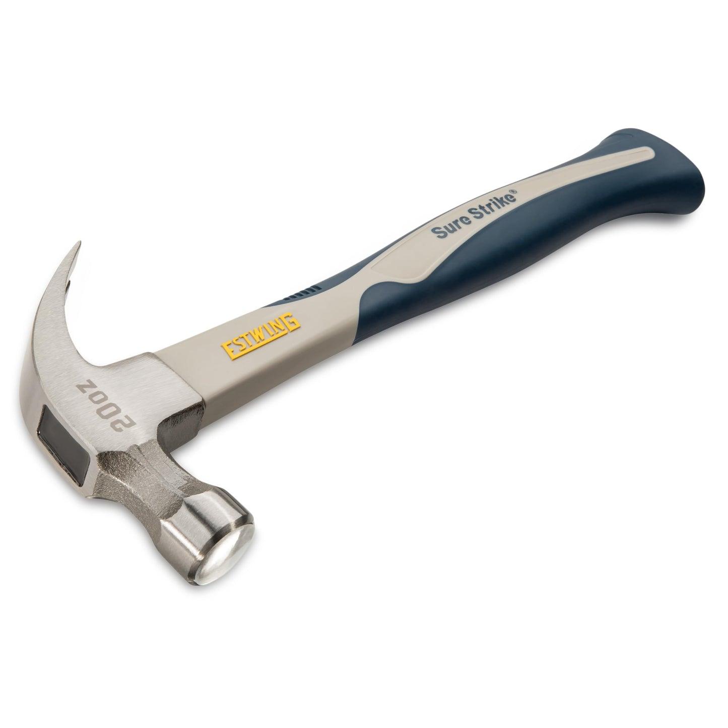 Martillo de Garra Curvado Estwing Sure Strike Fibra de Carbono 20 Onzas Cara Lisa