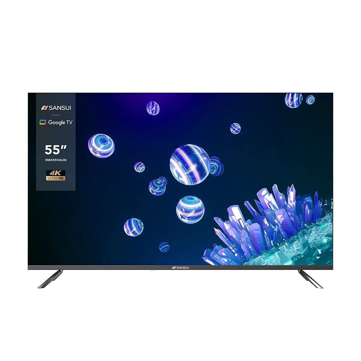 SANSUI Television Google TV, Voice Assistant Smart TV 2023 (55" 4K UHD)