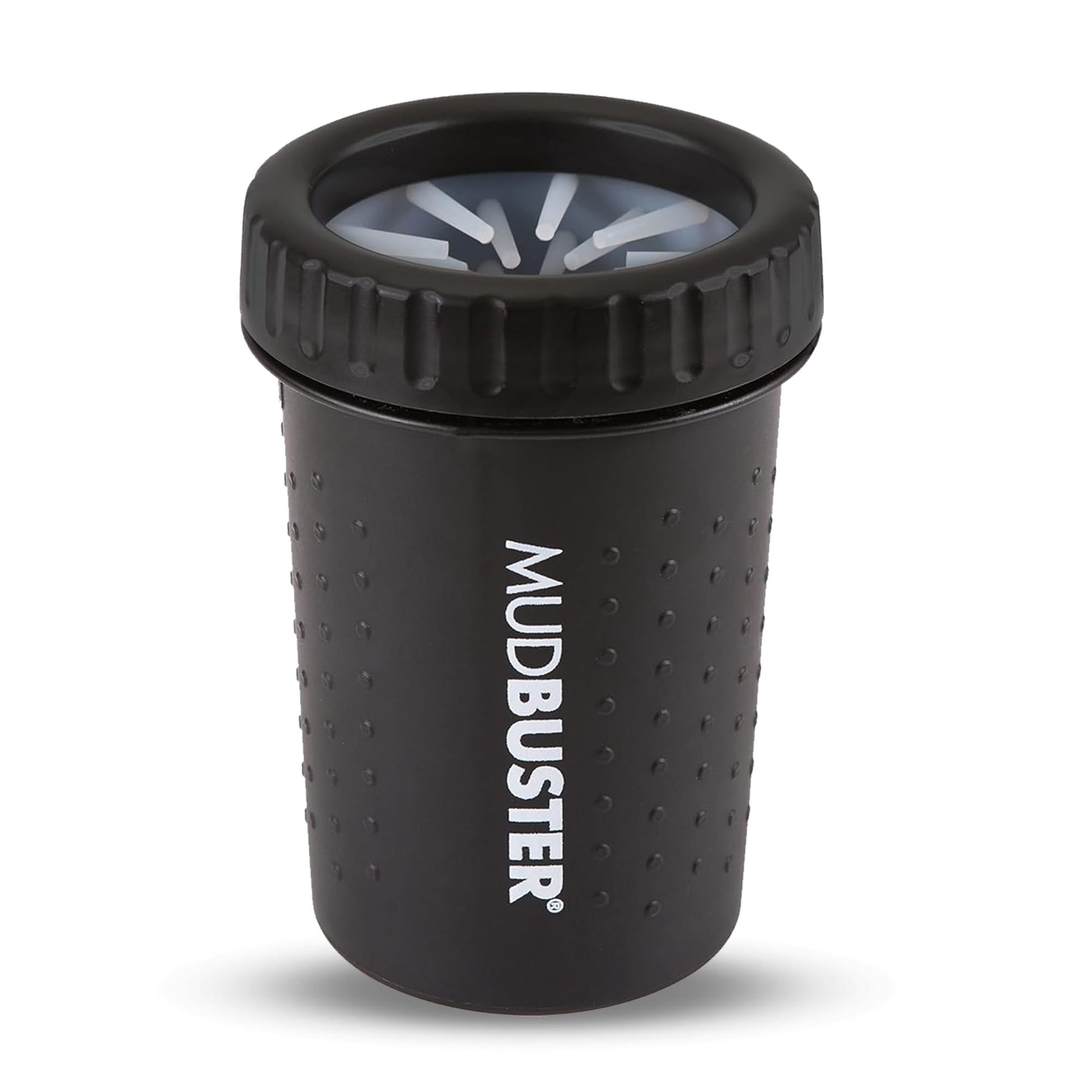 Dexas MudBuster - Limpiador portátil para patas de perro, mediano, negro mate, edición especial (PW71025-22WP)