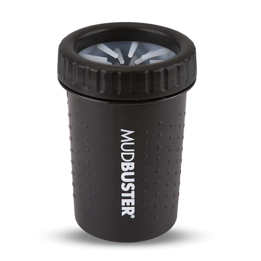 Dexas MudBuster - Limpiador portátil para patas de perro, mediano, negro mate, edición especial (PW71025-22WP)