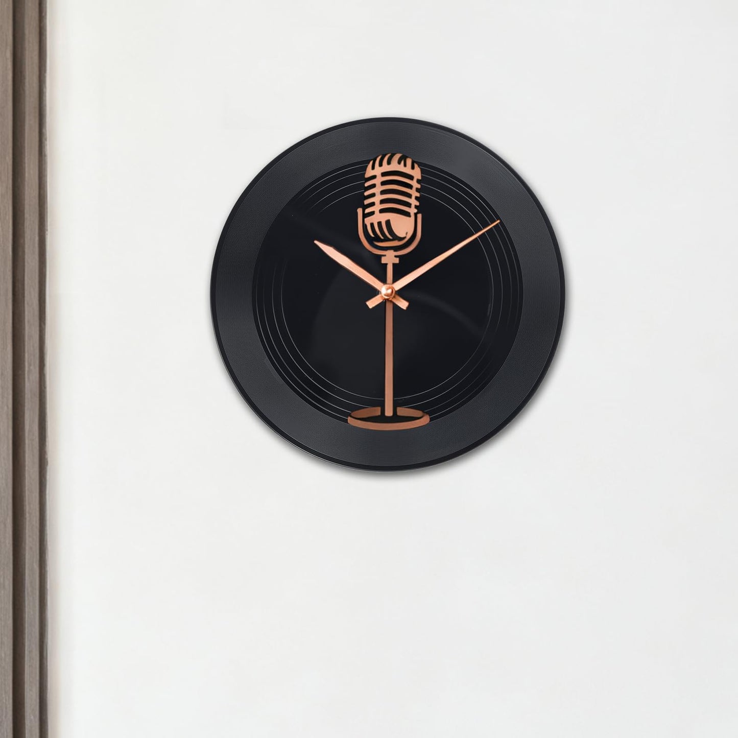 MUKLEI 50 discos de vinilo en blanco de 7 pulgadas, discos falsos decorativos de plástico negro para arte de pared, decoración de fiesta y boda