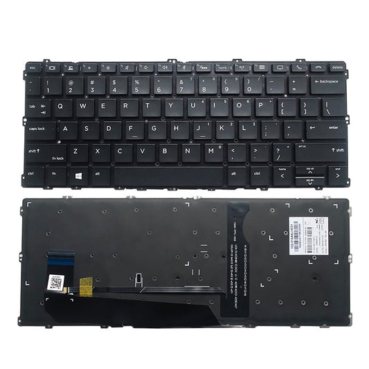Laptop de Repuesto Siakoocty con Teclado Retroiluminado para HP EliteBook X360 1020 G2 para Hombre