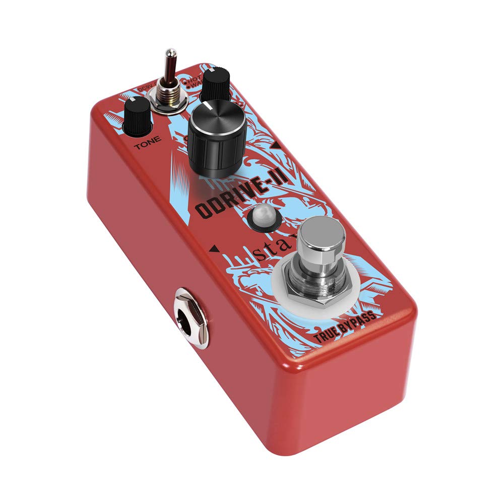 Pedal de Guitarra Stax Overdrive Clásica con Mini Tamaño True Bypass para Guitarra Eléctrica