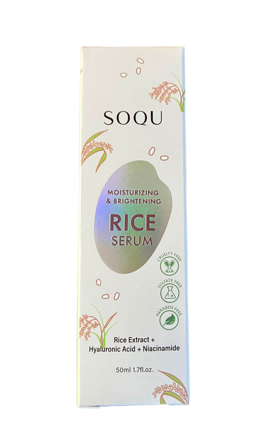 Suero de arroz hidratante e iluminador, 1,7 fl oz (paquete de 1)