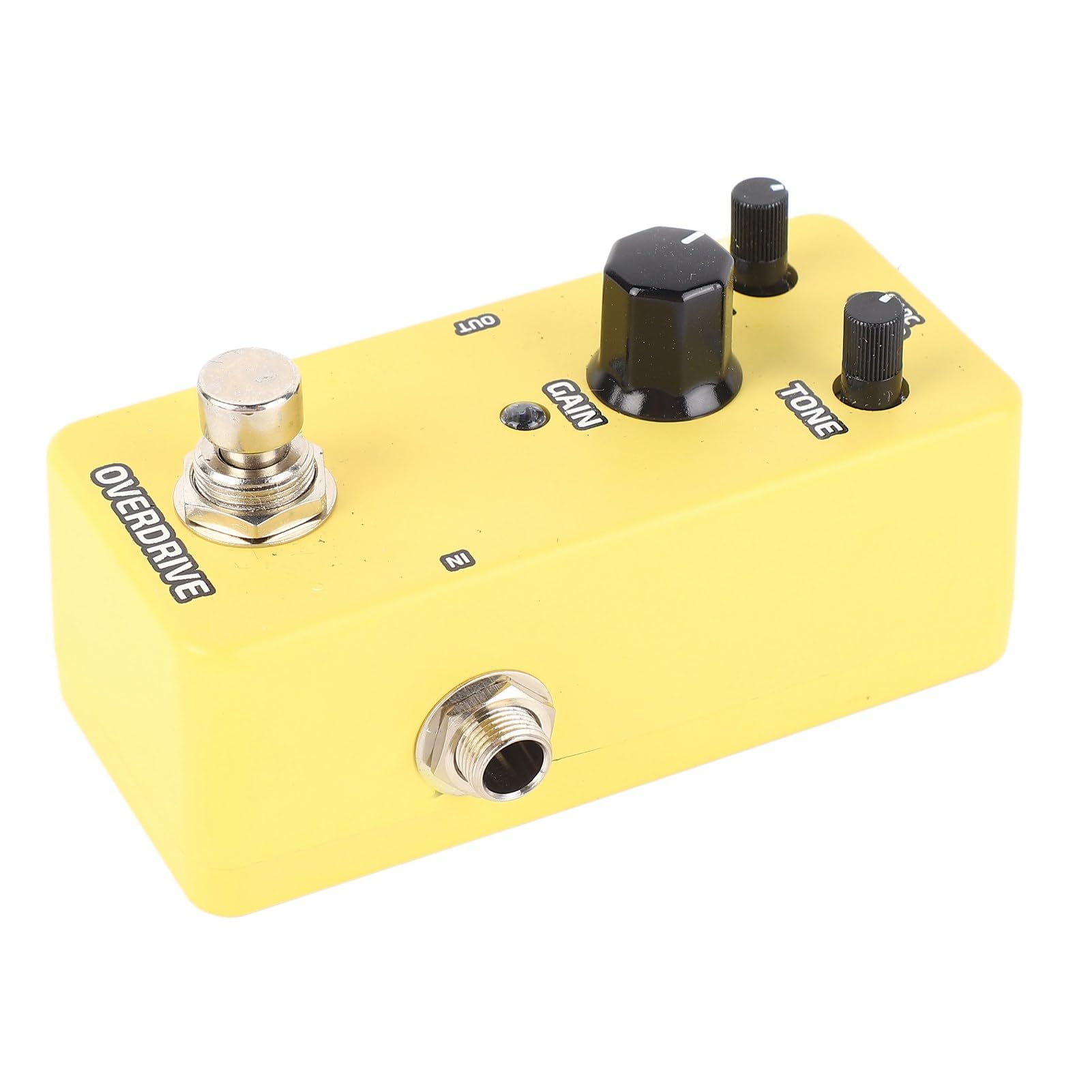 Pedal de Efectos para Guitarra Eléctrica Amarillo Sobremarcha Mini Versátil
