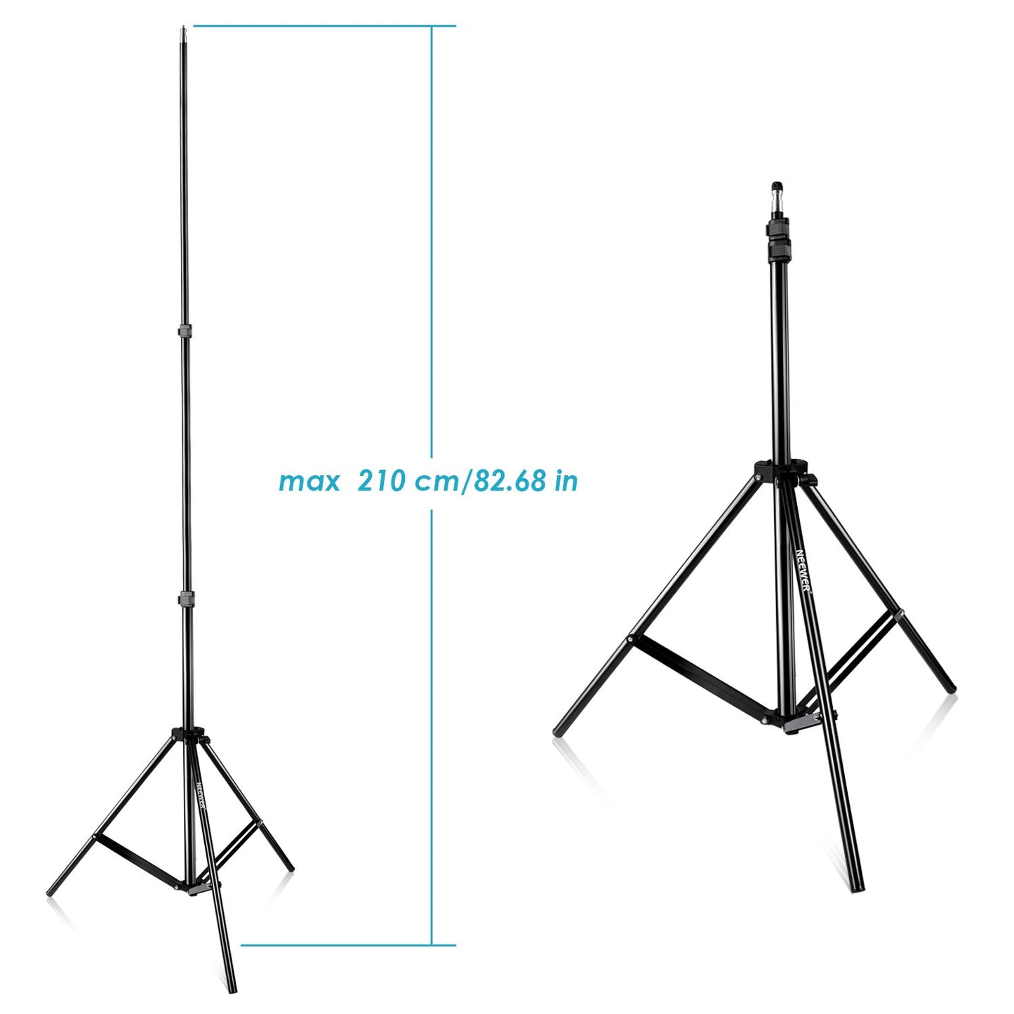 Neewer® Kit de Tres Paraguas, 84 cm, Blanco, Suave, Plateado, Reflectante, Dorado, para Canon 430EX II, 580EX II, Nikon SB600 SB800, Yongnuo YN 560, YN 565, TT560, TT680
