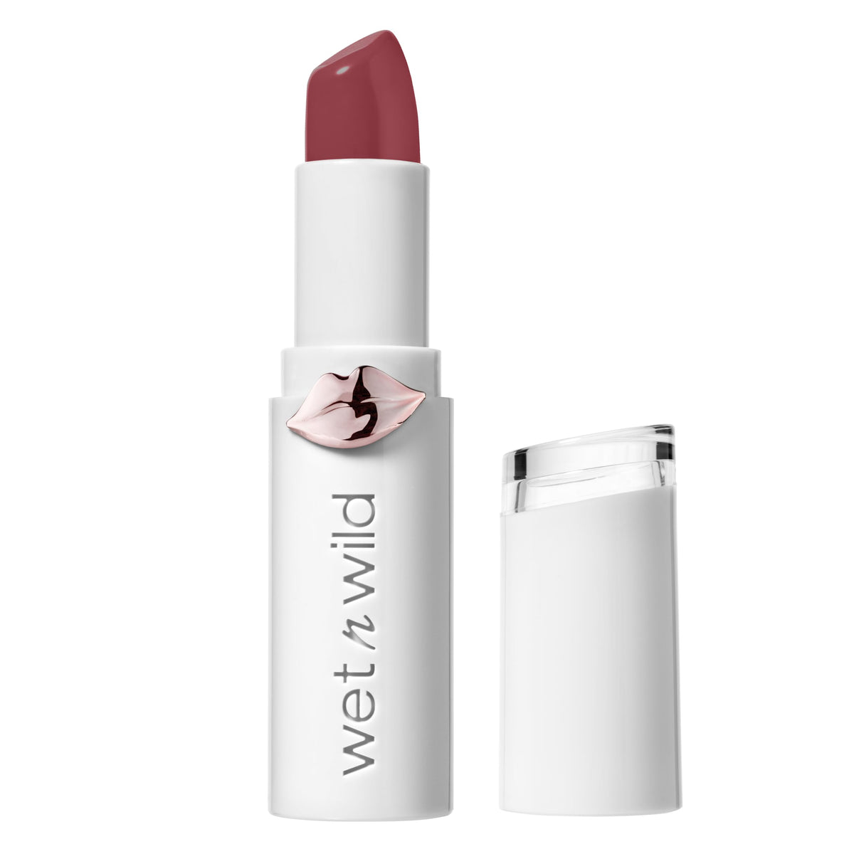 Wet n Wild Mega Last Color de Labios Alto Brillo Rosé and Slay | Lipstick Cremoso Hidratante con Acabado Brillante | Labial Rosado de Larga Duración y Textura Suave | Vegano y Sin Crueldad