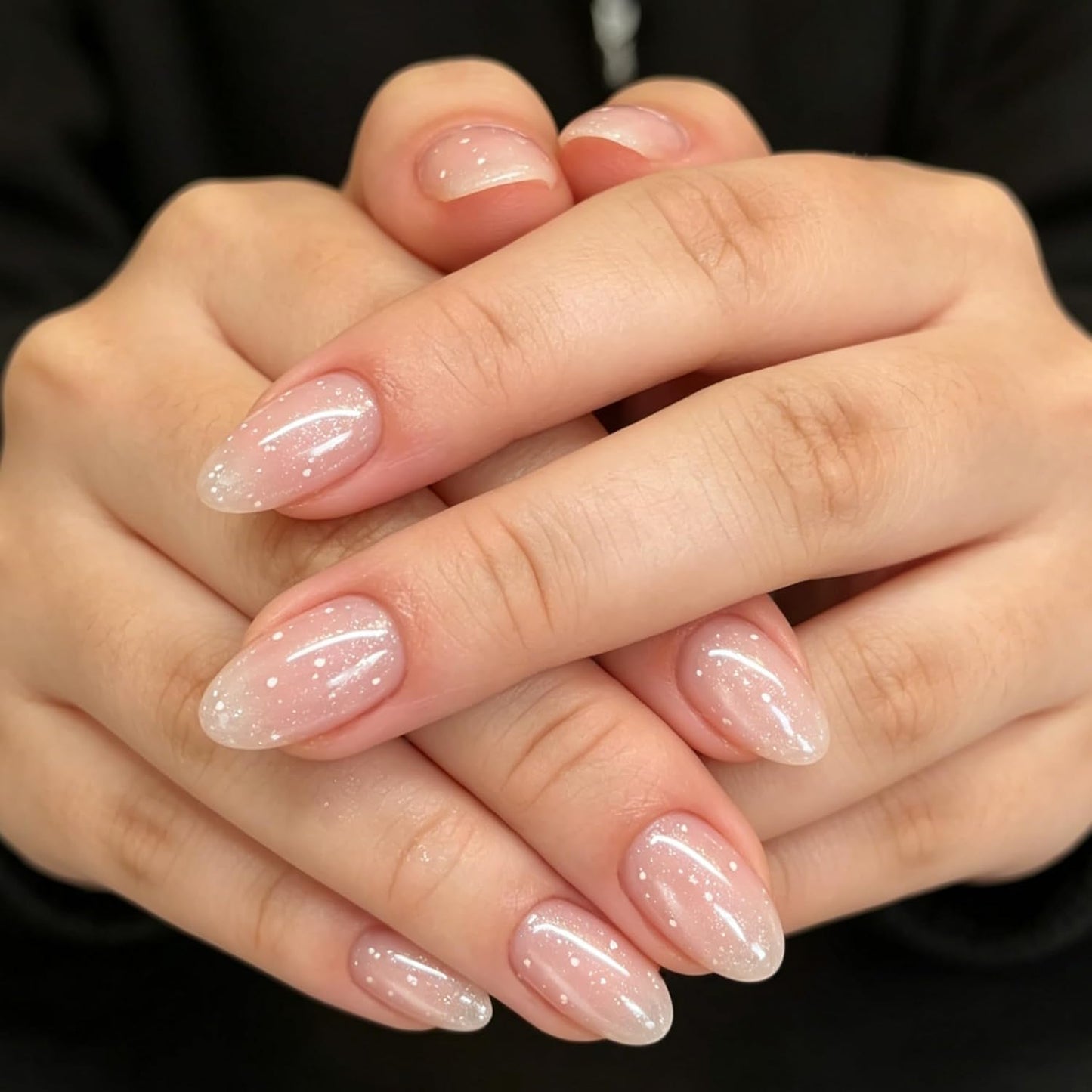 Woakess False Nail 1ml 24 Piezas U?as Postizas Cortas Largas