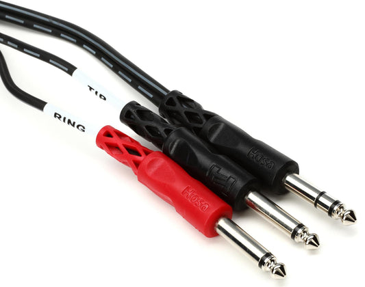 Hosa STP203 - Cable de inserción (6,3 mm, TRS-6,3 mm, TS 3 m)