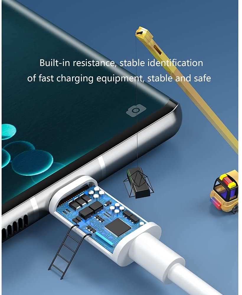 Cable USB C a USB A MORNWELL Blanco Carga Rápida 1M para Huawei y Otros Dispositivos