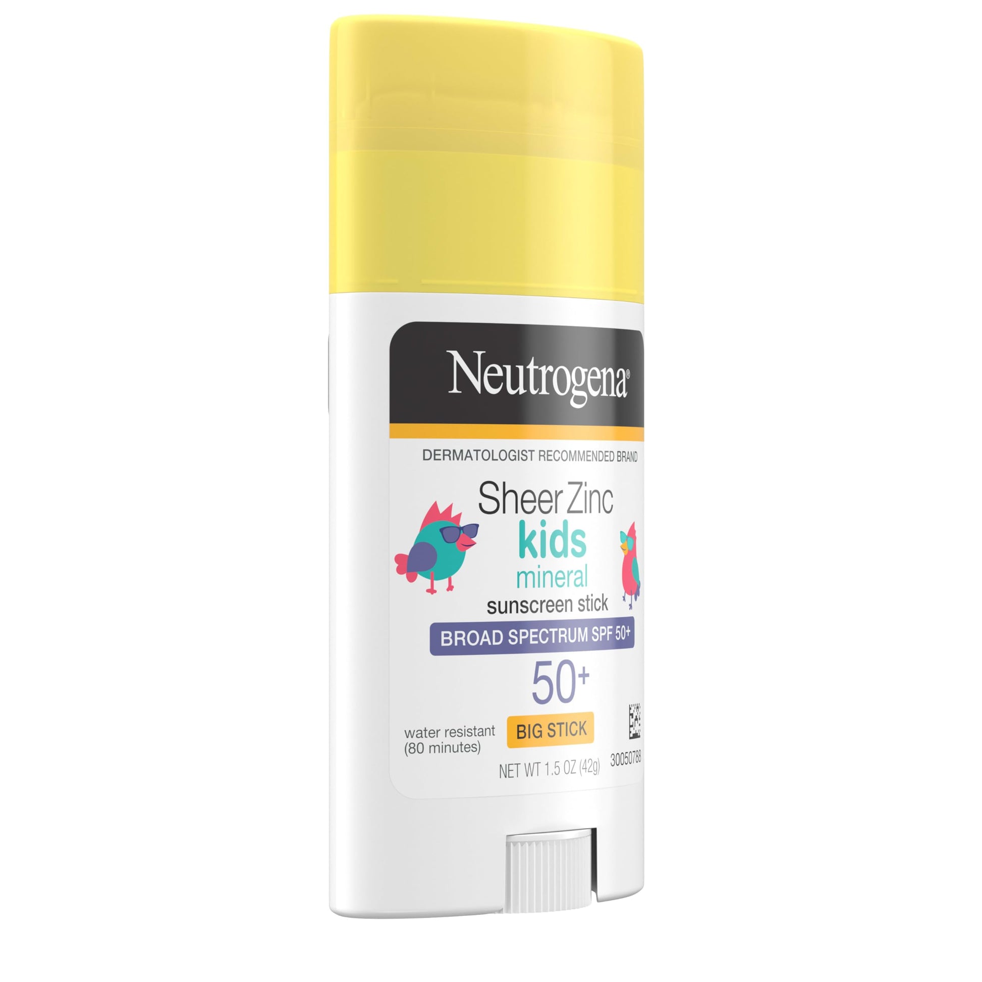 Protector Solar Mineral en Barra Neutrogena Sheer Zinc Oxide para Niños SPF 50+ Resistente al Agua y Libre de Residuos