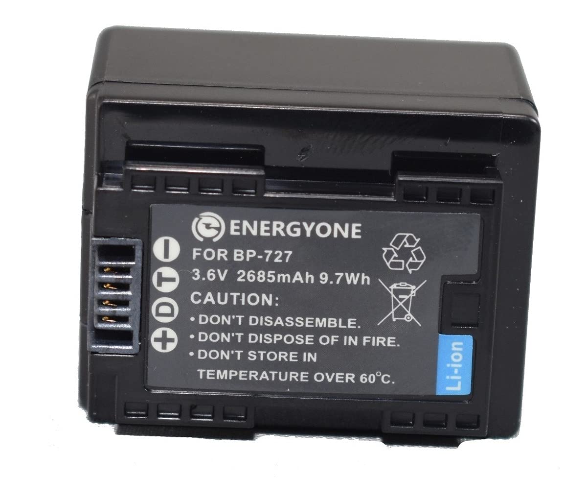 Bateria BP-727 para Videocamara CANON. Compatible: VIXIA HF-M52, VIXIA HF M50, VIXIA HF M500, VIXIA HF M506, VIXIA HF R32, VIXIA HF R30, VIXIA HF R300, HF R306, VIXIA HF M56, LEGRIA HF R36, LEGRIA HF R37, LEGRIA HF R38, VIXIA HF R800