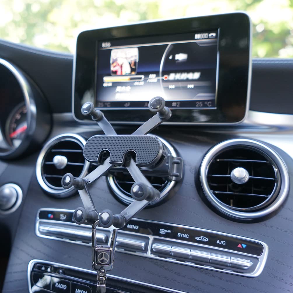 Soporte para Teléfono X-Rnio Compatible con Mercedes Benz y Mini Cooper Accesorios Negros