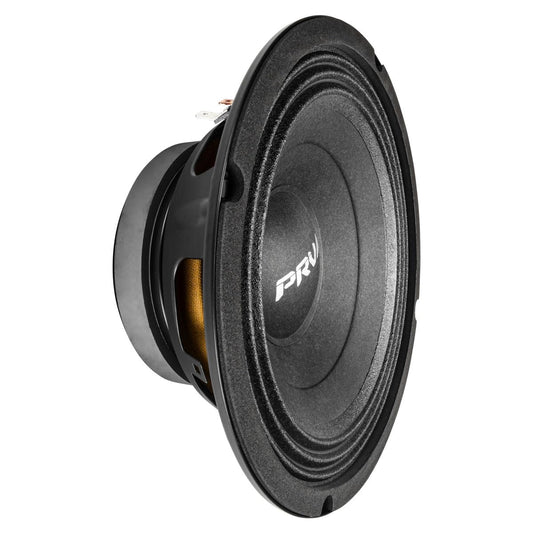 PRV AUDIO Altavoz de bajo Medio de 8 Pulgadas 8MB450-4 v2, Potencia de Programa de 450 vatios, Bobina de Voz de 2 Pulgadas, 4 ohmios, 225 vatios RMS Pro Audio Woofer de bajo Medio (Individual)