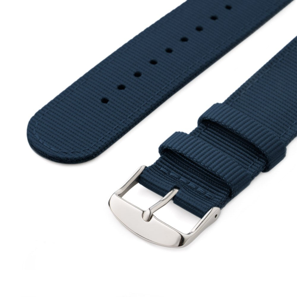 Correas de Reloj Archer Azul Marino de Nailon Premium con Liberación Rápida 22mm