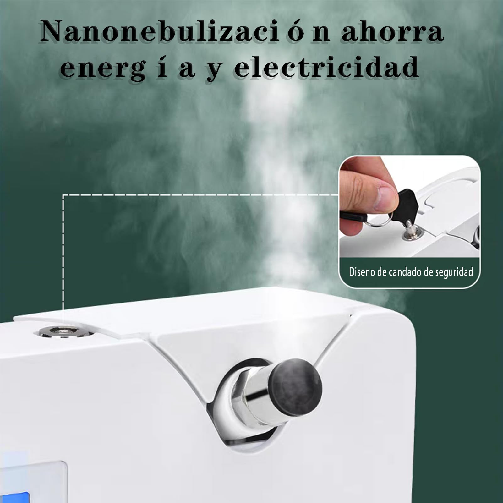 Máquina de Aire Diydeg Blanco con Difusor de Aceite Esencial Profesional para el Hogar, Hotel y SPA