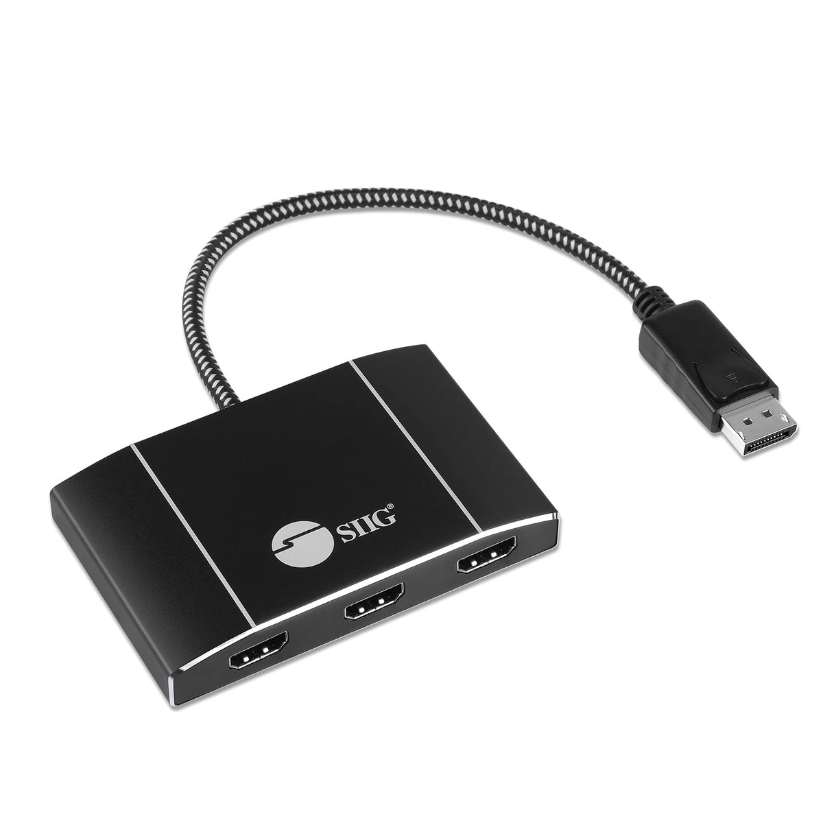 Hub MST DisplayPort a HDMI SIIG 3 Puertos 4K para PC Windows y Portátiles