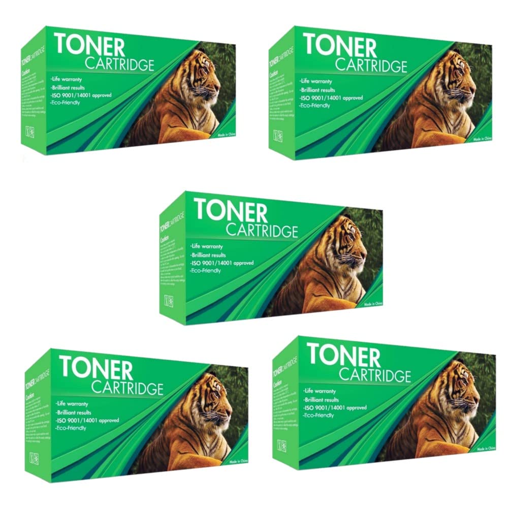 Pack de 5 Cartuchos Tóner Genérico EL Tigre Negro 78A CE278A