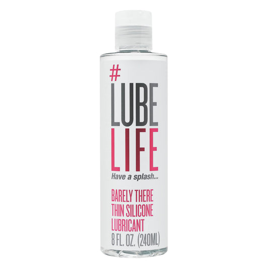Lube Life: Lubricante íntimo fino a base de silicona de larga duración, resistente al agua, sin parabenos y glicerina, para hombres, mujeres y parejas