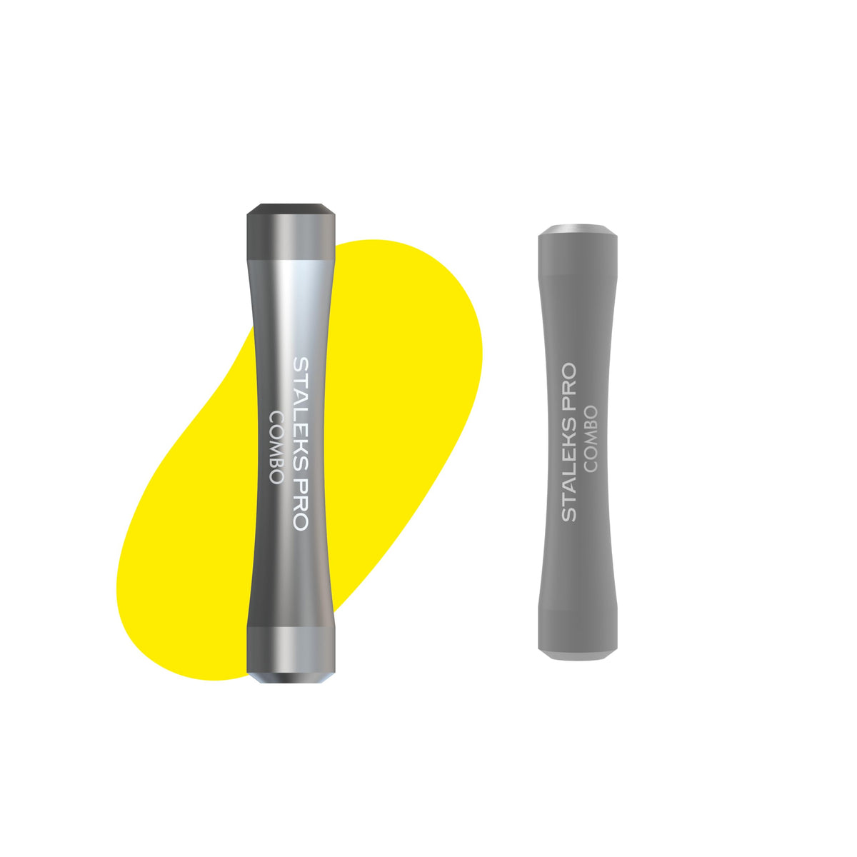 Staleks Mango Combo Uniq 10 – Base Empujadora Modular De Aluminio Con Piezas De Trabajo Reemplazables – Diseño Ergonómico Y Ligero Para Técnicos De Uñas
