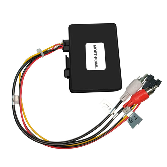 Decodificador de Fibra para Mercedes Porsche VW Adaptador de Audio Estéreo de Repuesto